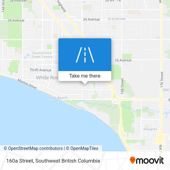 160a Street map