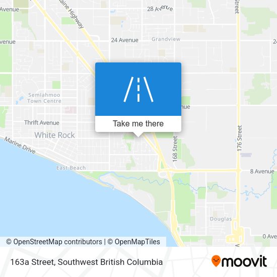 163a Street map