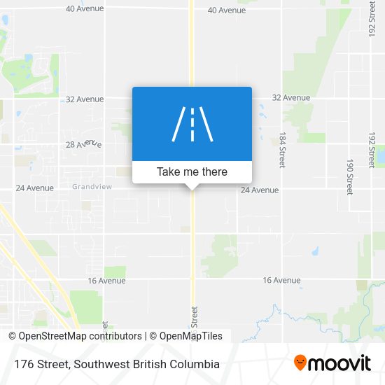 176 Street map