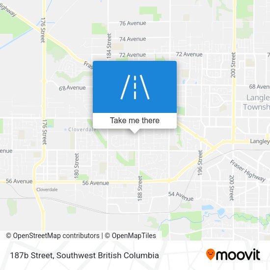 187b Street map