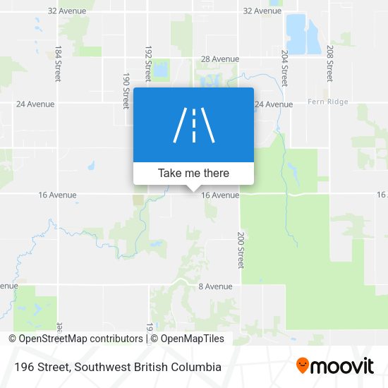 196 Street map