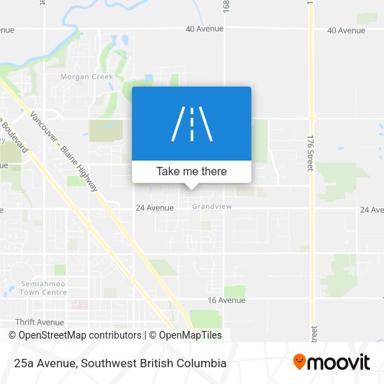25a Avenue map