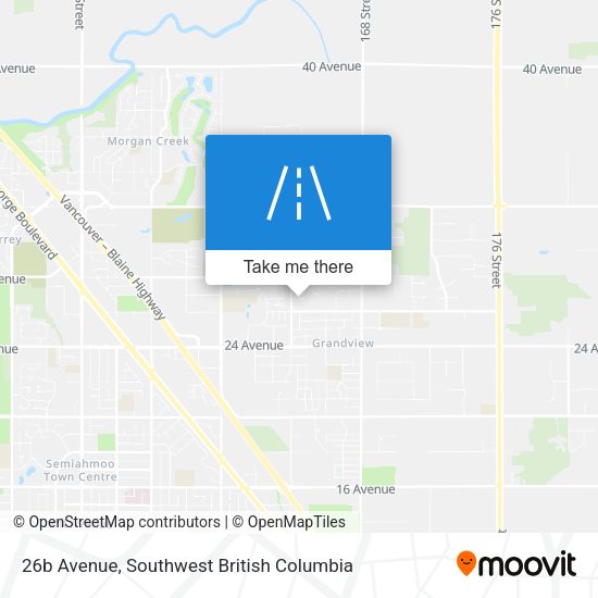 26b Avenue map