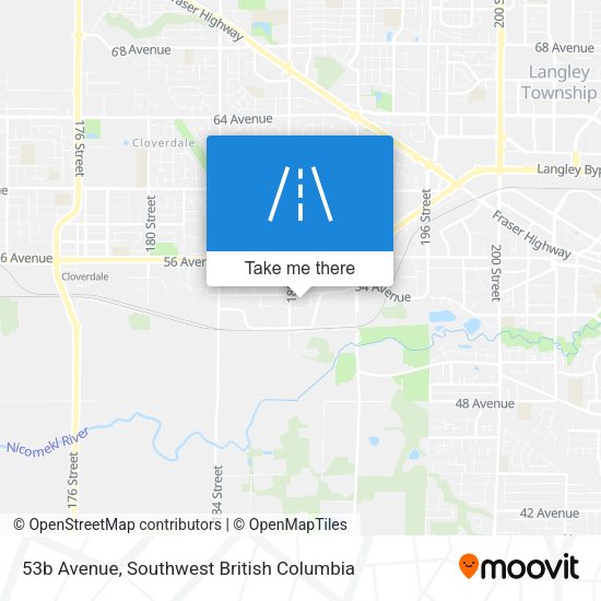 53b Avenue map