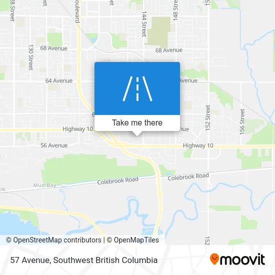 57 Avenue map