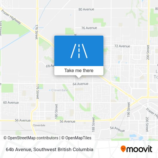 64b Avenue map