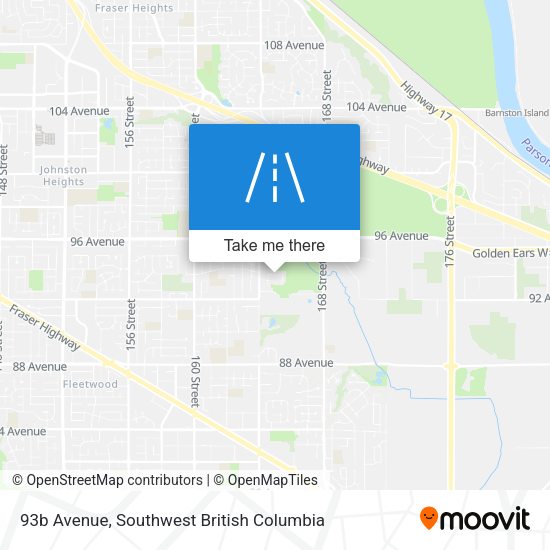 93b Avenue map