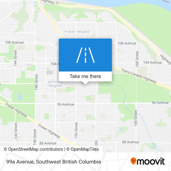 99a Avenue map