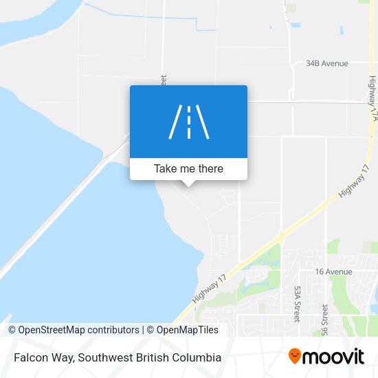 Falcon Way map