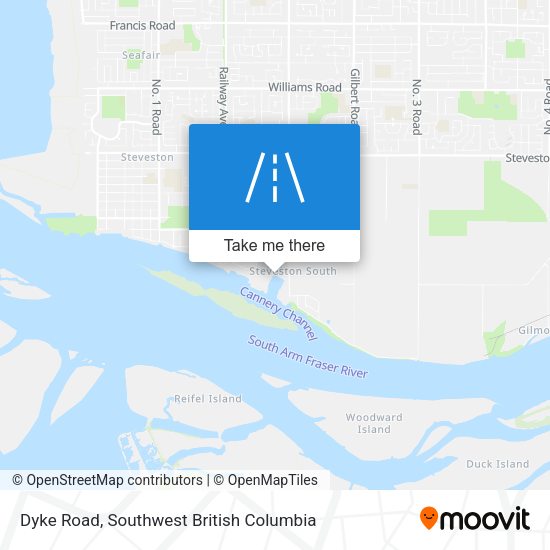 Dyke Road map