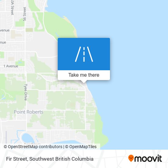 Fir Street map