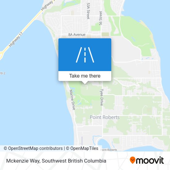 Mckenzie Way map