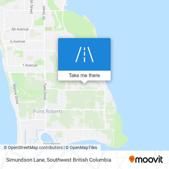 Simundson Lane map