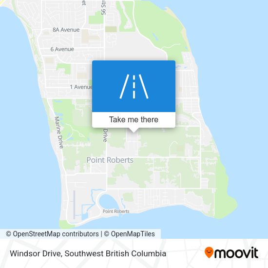 Windsor Drive map
