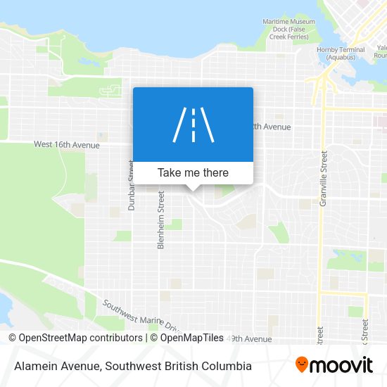 Alamein Avenue plan