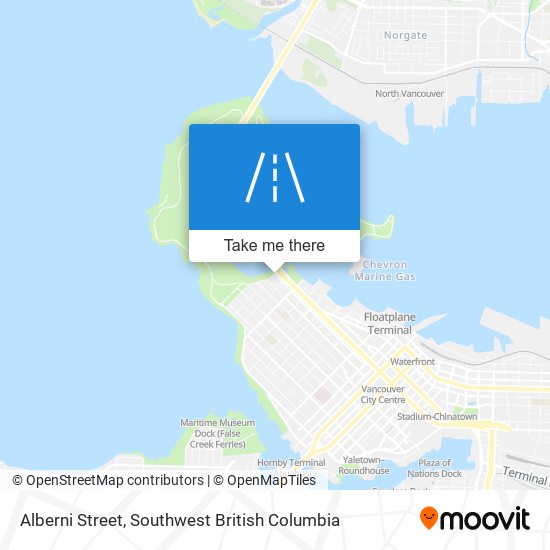 Alberni Street map