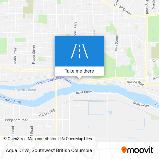 Aqua Drive map