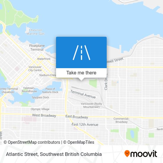 Atlantic Street map