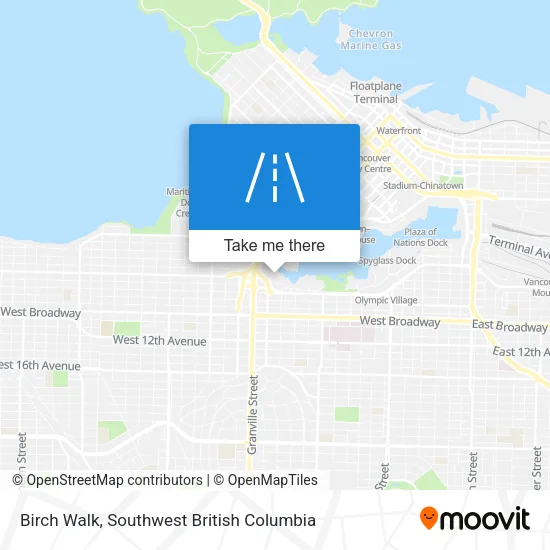 Birch Walk map