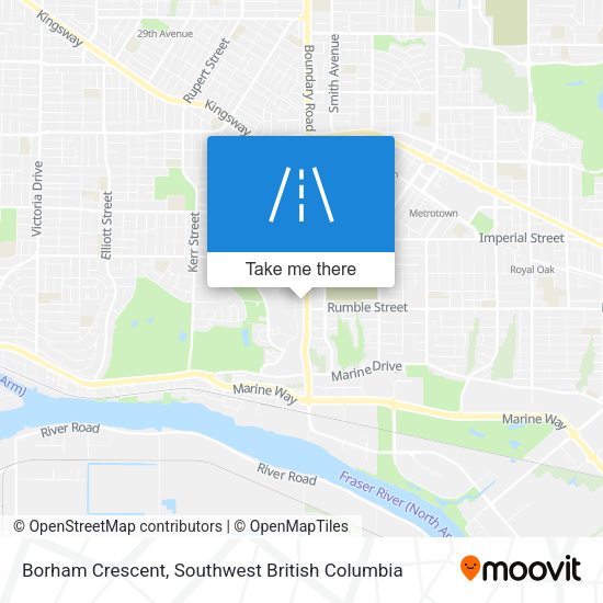 Borham Crescent map