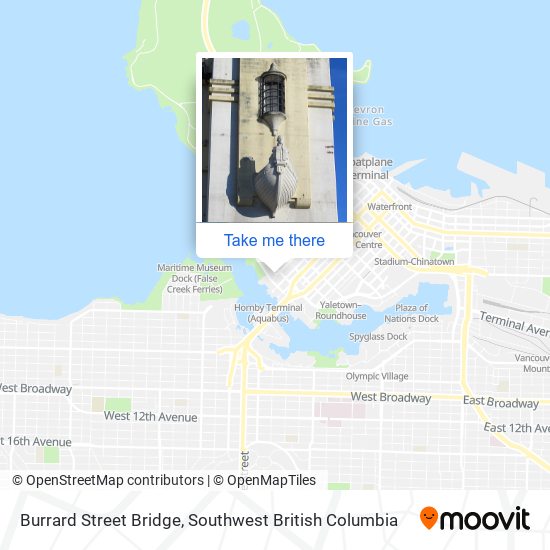 Burrard Street Bridge plan