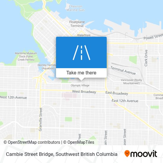 Cambie Street Bridge plan