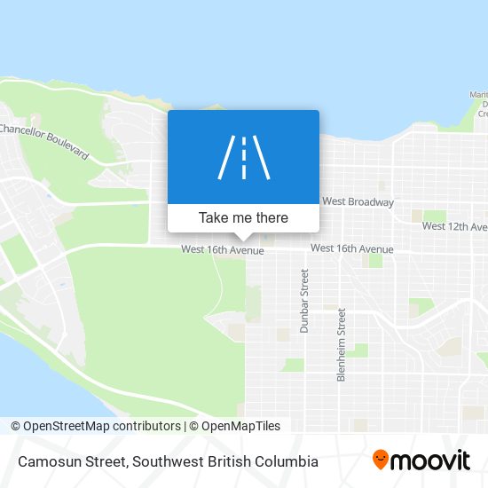 Camosun Street map