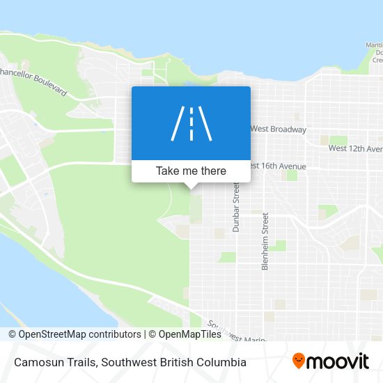 Camosun Trails map