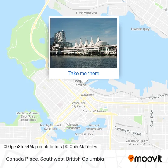 Canada Place map
