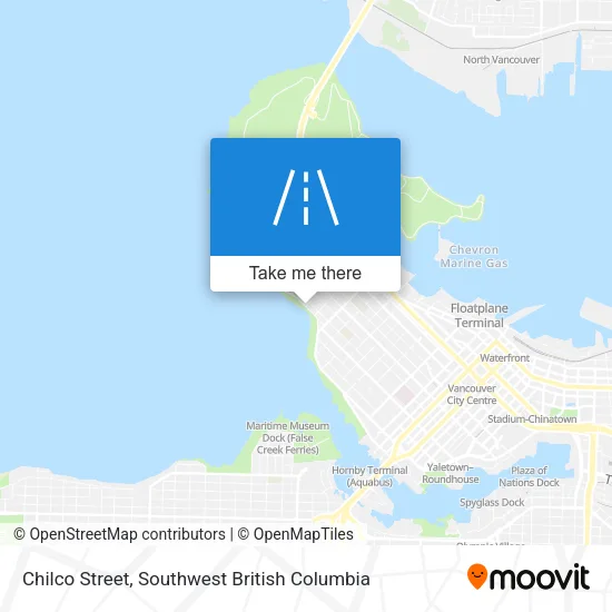Chilco Street map