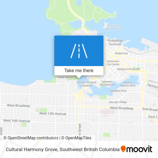 Cultural Harmony Grove map
