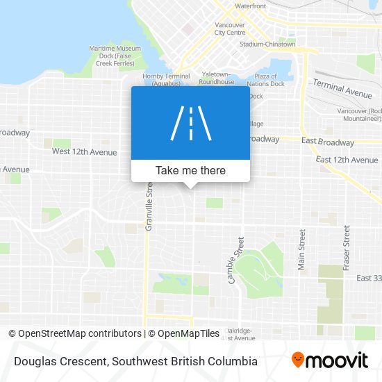 Douglas Crescent map