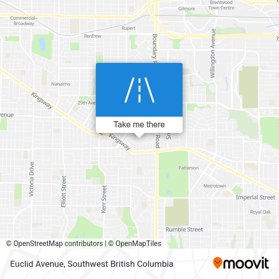 Euclid Avenue map