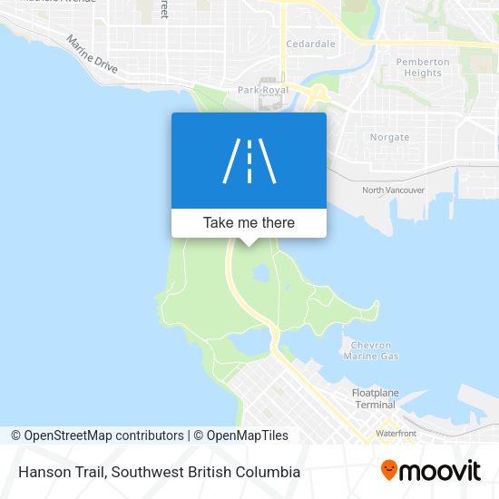 Hanson Trail map