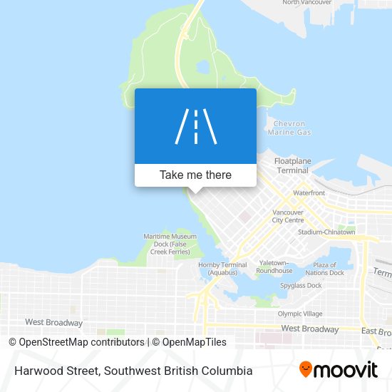 Harwood Street map