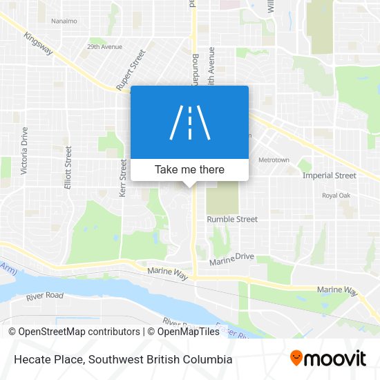 Hecate Place map
