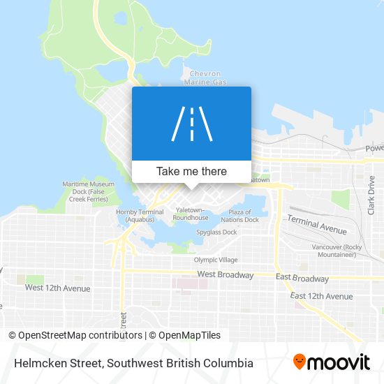 Helmcken Street map