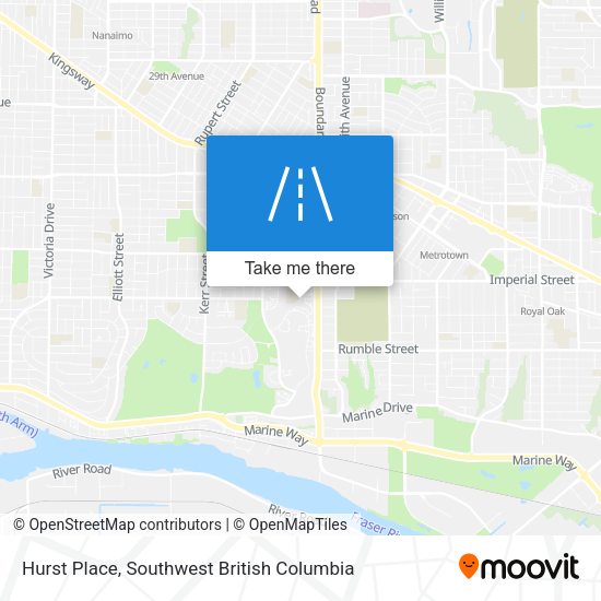 Hurst Place map
