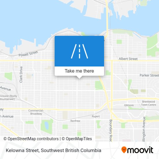Kelowna Street plan