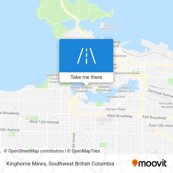 Kinghorne Mews map