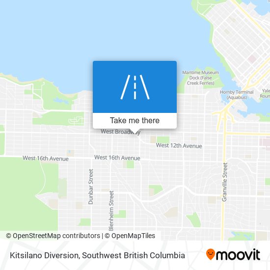 Kitsilano Diversion plan