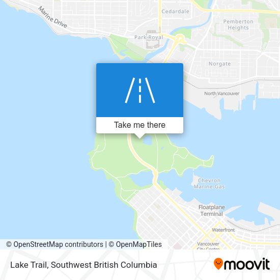 Lake Trail map