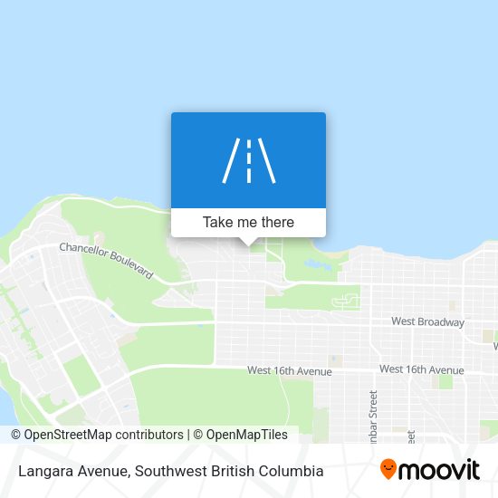 Langara Avenue map