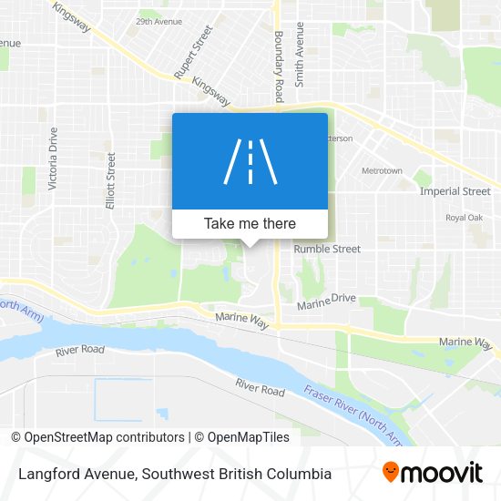 Langford Avenue map
