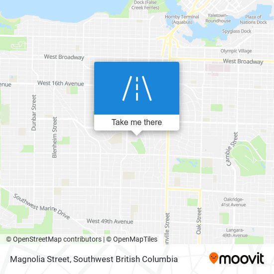 Magnolia Street map