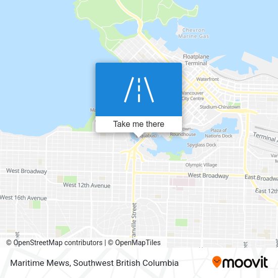 Maritime Mews map