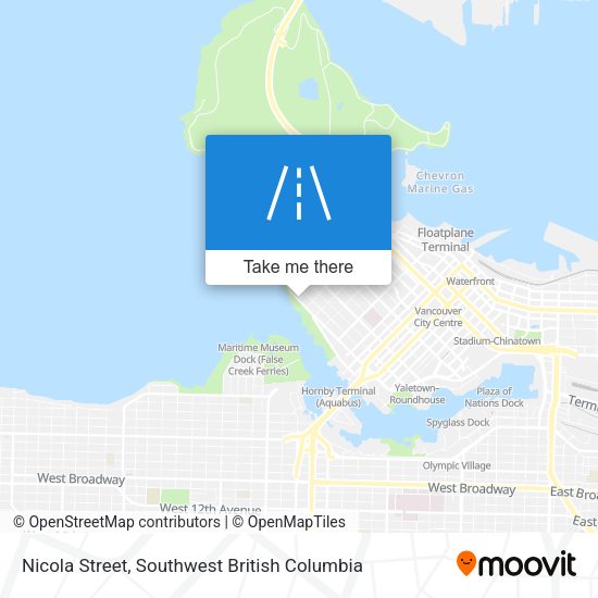 Nicola Street map