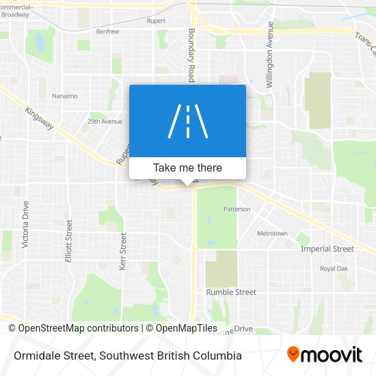 Ormidale Street plan