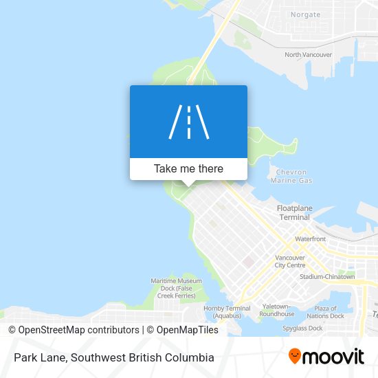 Park Lane map
