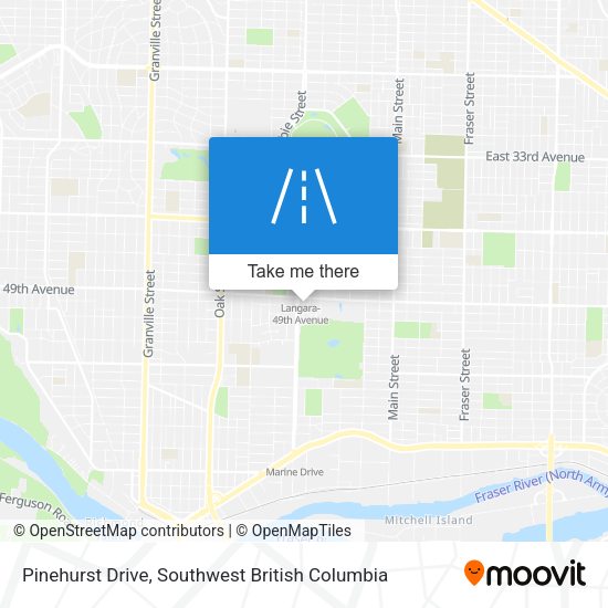 Pinehurst Drive map